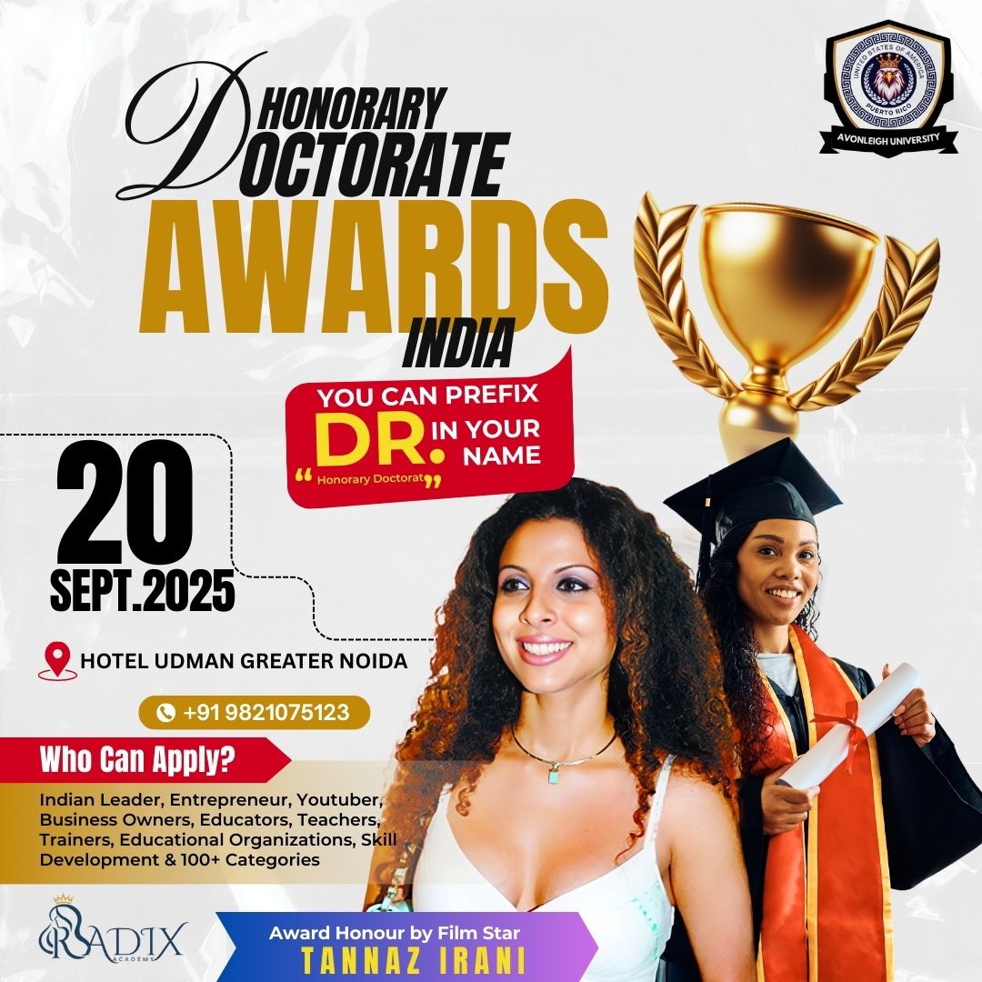 honorary Doctrate award 2025 honorary Doctrate award 2025